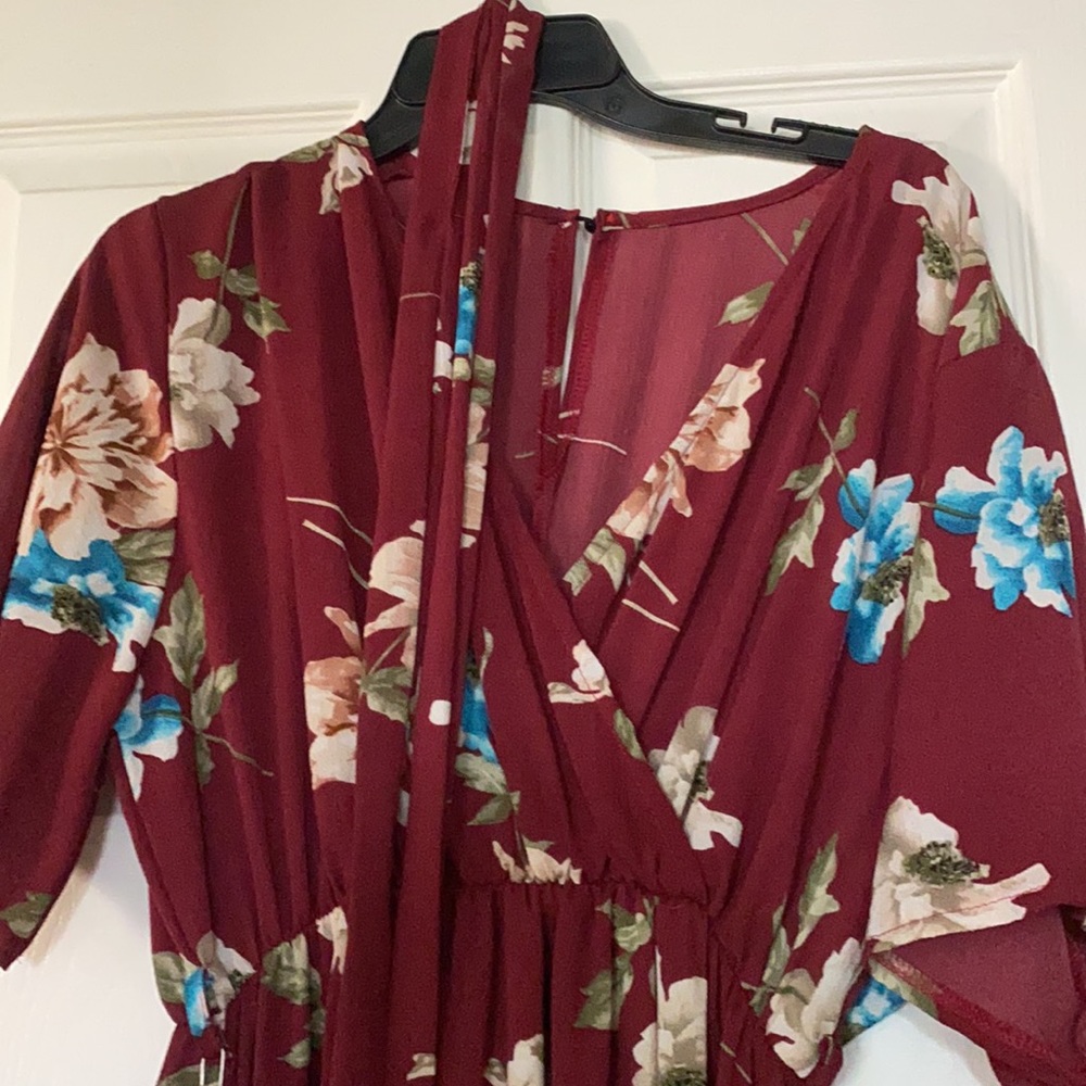 FLORAL MAXI DRESS